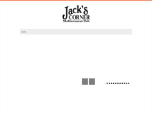 Tablet Screenshot of jackscornerdeli.com